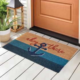 Nautical Welcome Mat - Ahoy There Design